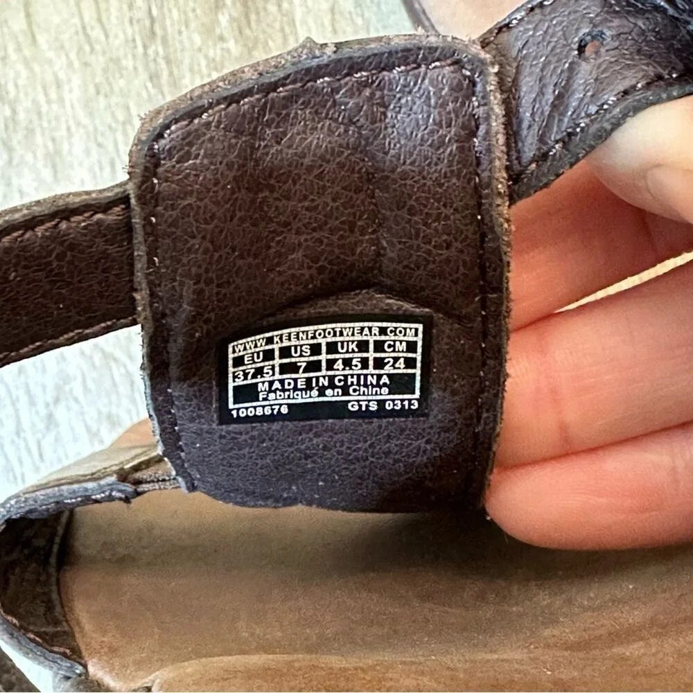 Keen Emerald City‎ II Slip-on Leather Sandals 7